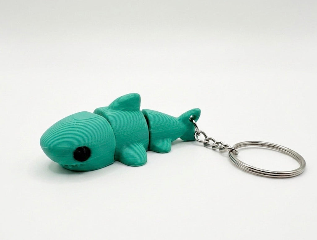 3D Articulated Shark Keychain