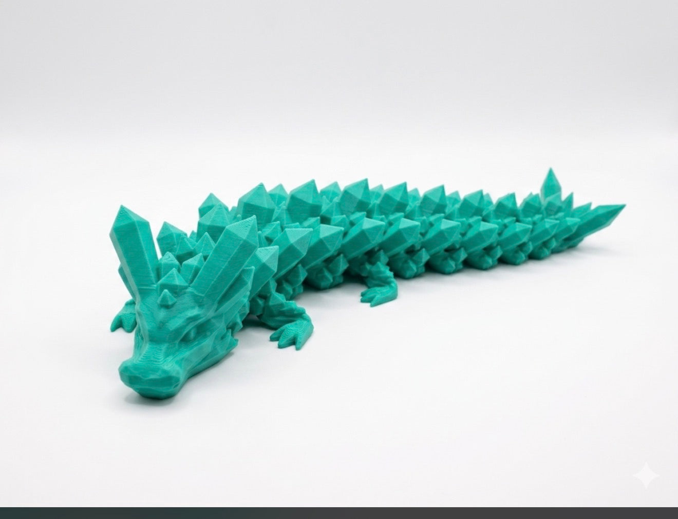 Green 3D Dragon