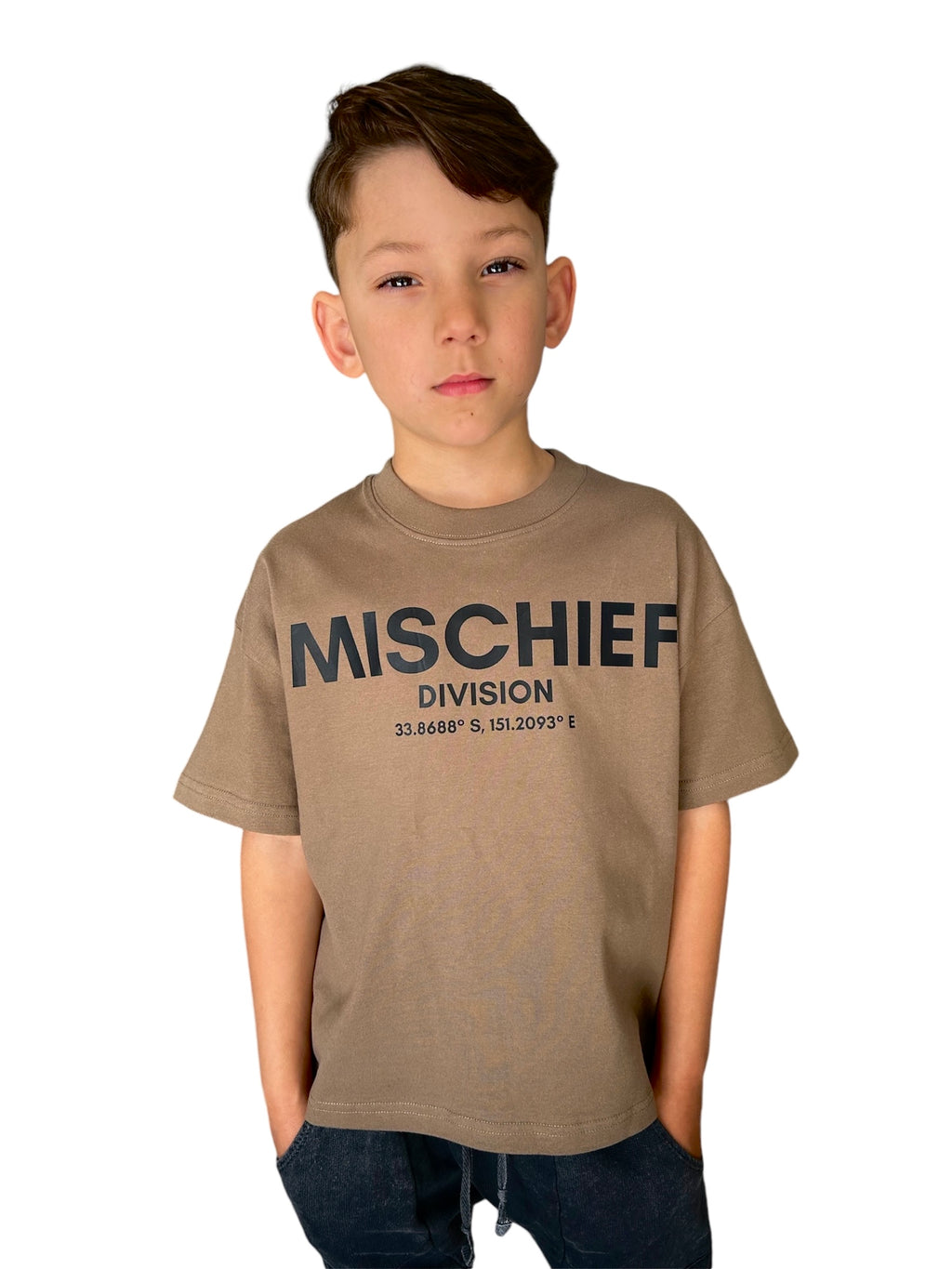 MC Division Box Tee - Mocha