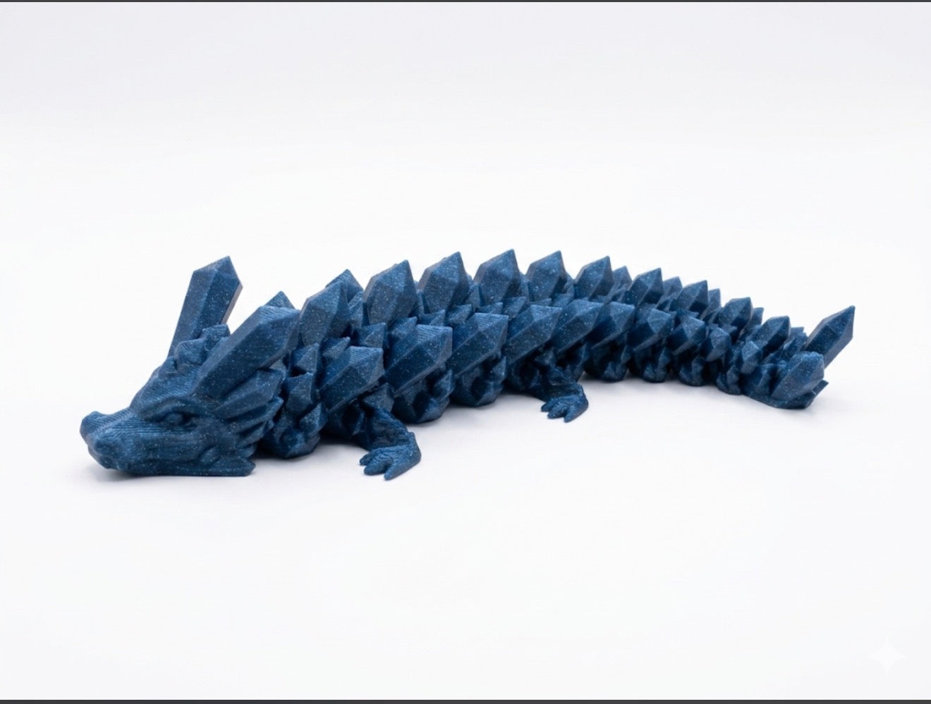 3D Dragon Galaxy Blue