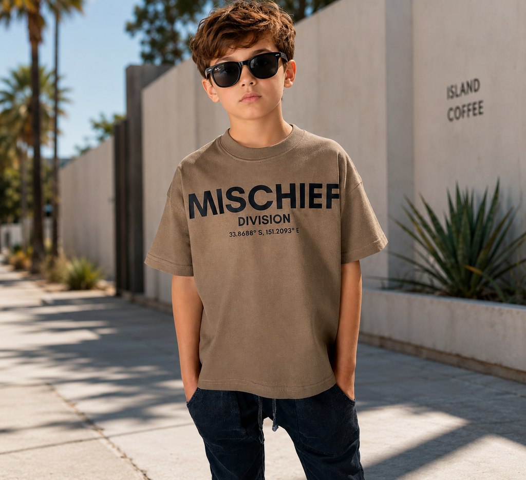 MC Division Box Tee - Mocha